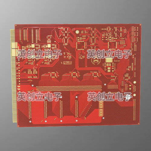 FR4红油白字6层沉金PCB